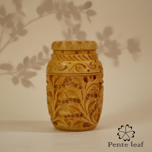 The Mini Floret : Wooden Pen Stand | Wooden Handicraft