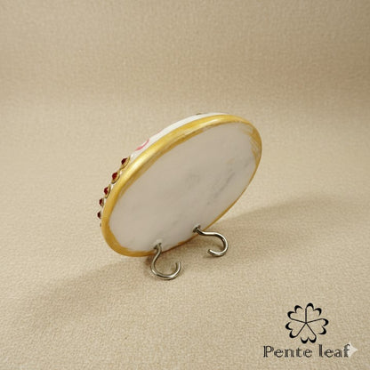 Hand Painted Marble Standing Clock | Makrana Marble