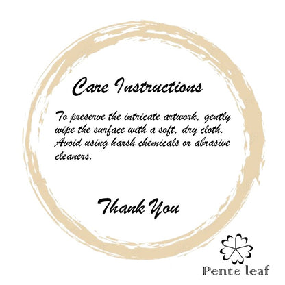 Hand painted Marble Pillar Clock | Makrana Marble