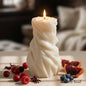 Fruit Punch Rocky Pillar Candle | Premium Handmade Candles