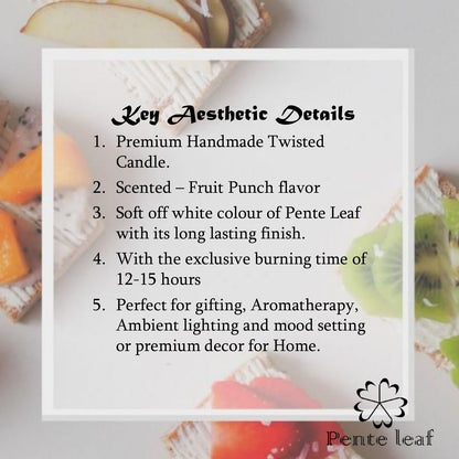 Fruit Punch Twisted Candle | Premium Handmade Candles