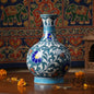 The Neel Kamal : Jaipur Blue Pottery Surahi | GI Tag Handicrafts