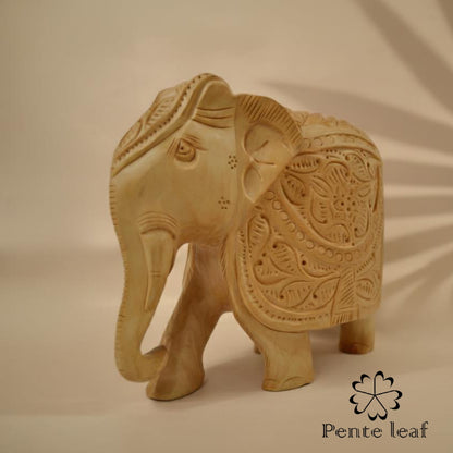The Gaja : Hand-carved Elephant | Wooden Handicraft