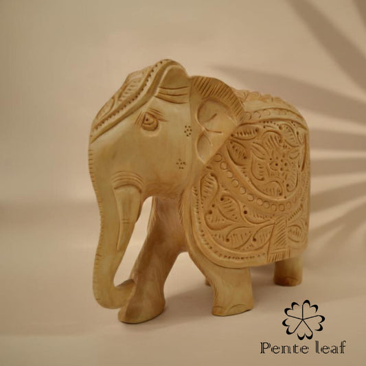 The Gaja : Hand-carved Elephant | Wooden Handicraft