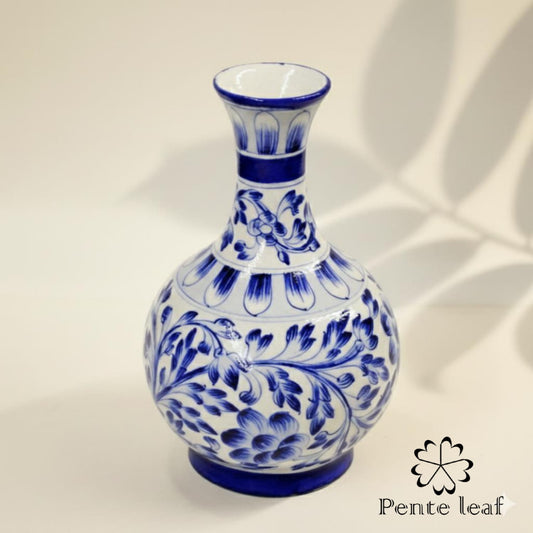 The Sapphire : Jaipur Blue Pottery Surahi | GI Tag Handicrafts