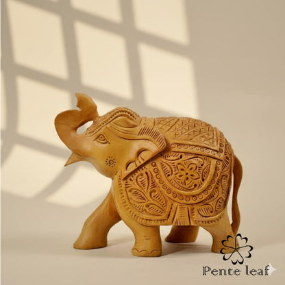 The Rajasi : Hand-carved Elephant | Wooden Handicraft