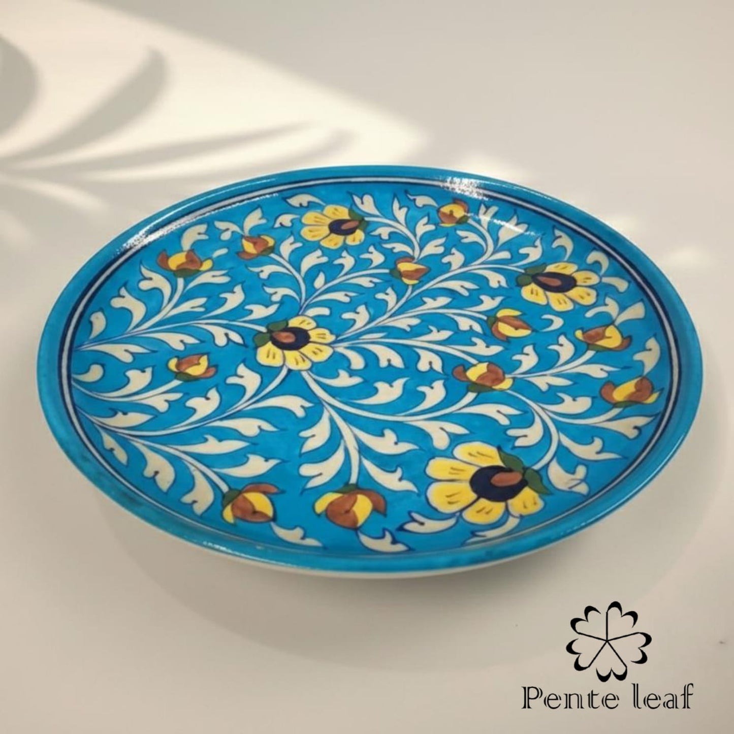The Bahar & Alpana : Jaipur Blue Pottery Plate Combo | GI Tag Handicrafts