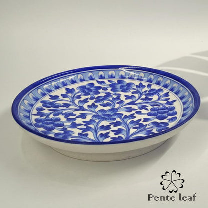 Latam & Bahar : Jaipur Blue Pottery Plate Combo | GI Tag Handicrafts
