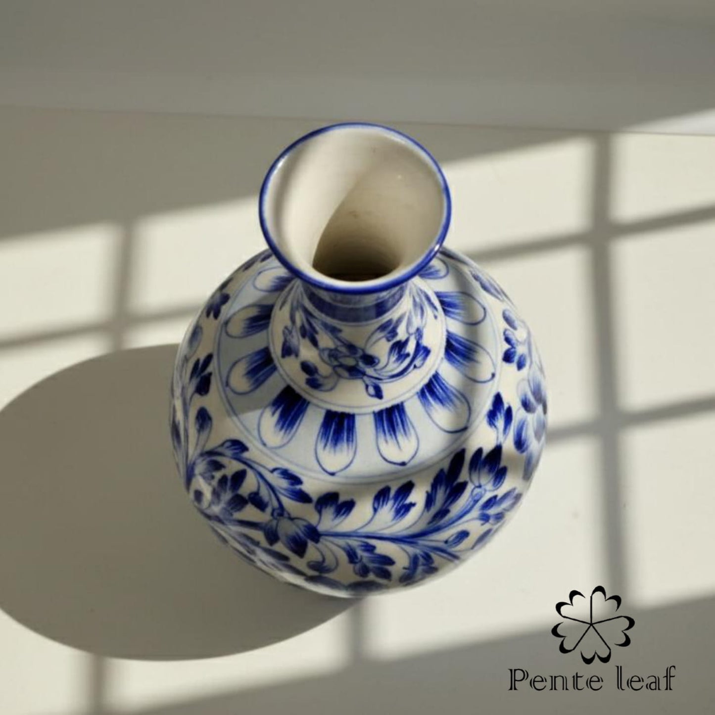 The Sapphire : Jaipur Blue Pottery Surahi | GI Tag Handicrafts