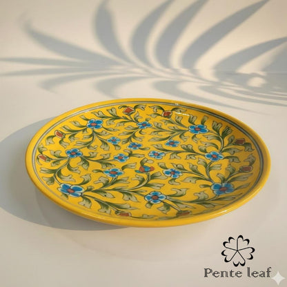 The Basant & Alpana : Jaipur Blue Pottery Plate Combo | GI Tag Handicrafts