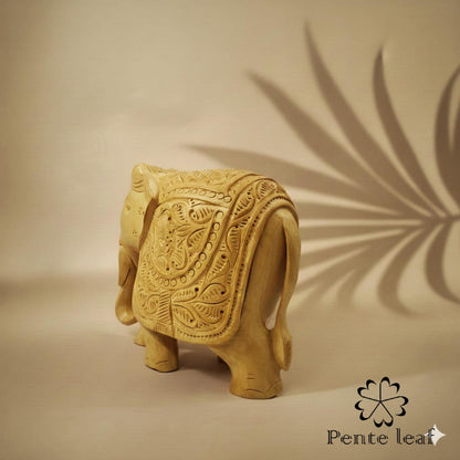 The Gaja : Hand-carved Elephant | Wooden Handicraft