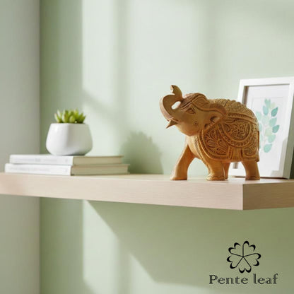 The Rajasi : Hand-carved Elephant | Wooden Handicraft