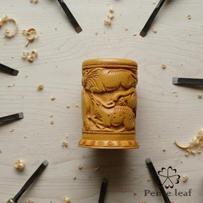 The Aranya : Wooden Pen Stand | Wooden Handicraft