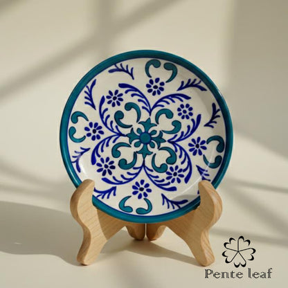 The Bahar & Alpana : Jaipur Blue Pottery Plate Combo | GI Tag Handicrafts