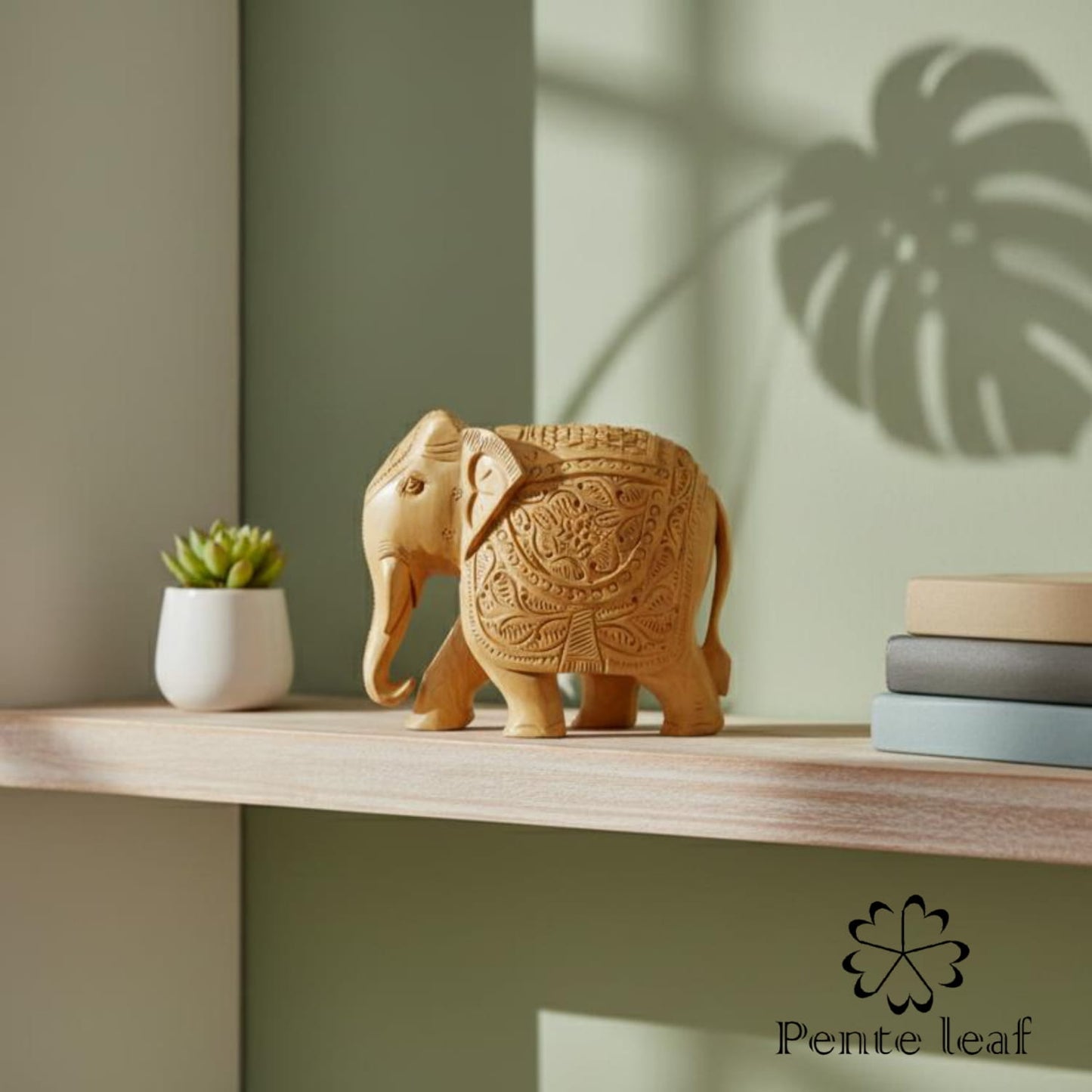 The Gaja : Hand-carved Elephant | Wooden Handicraft