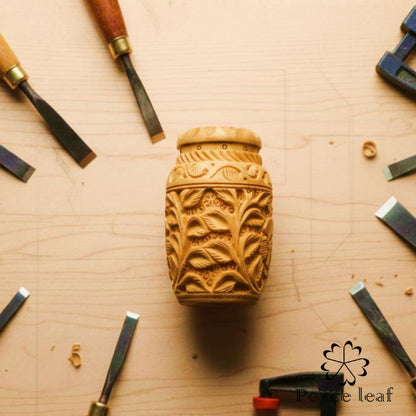 The Mini Floret : Wooden Pen Stand | Wooden Handicraft