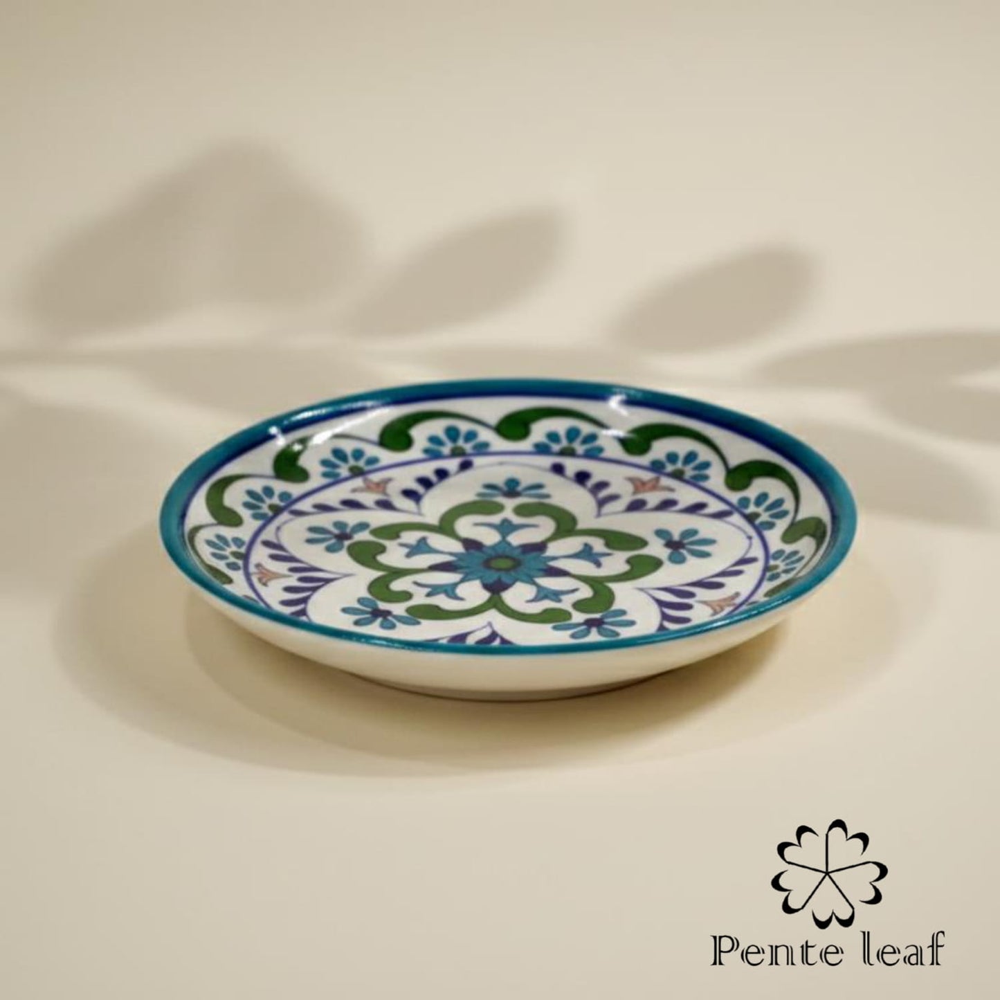The Latam & Kanwal : Jaipur Blue Pottery Plate Combo | GI Tag Handicrafts