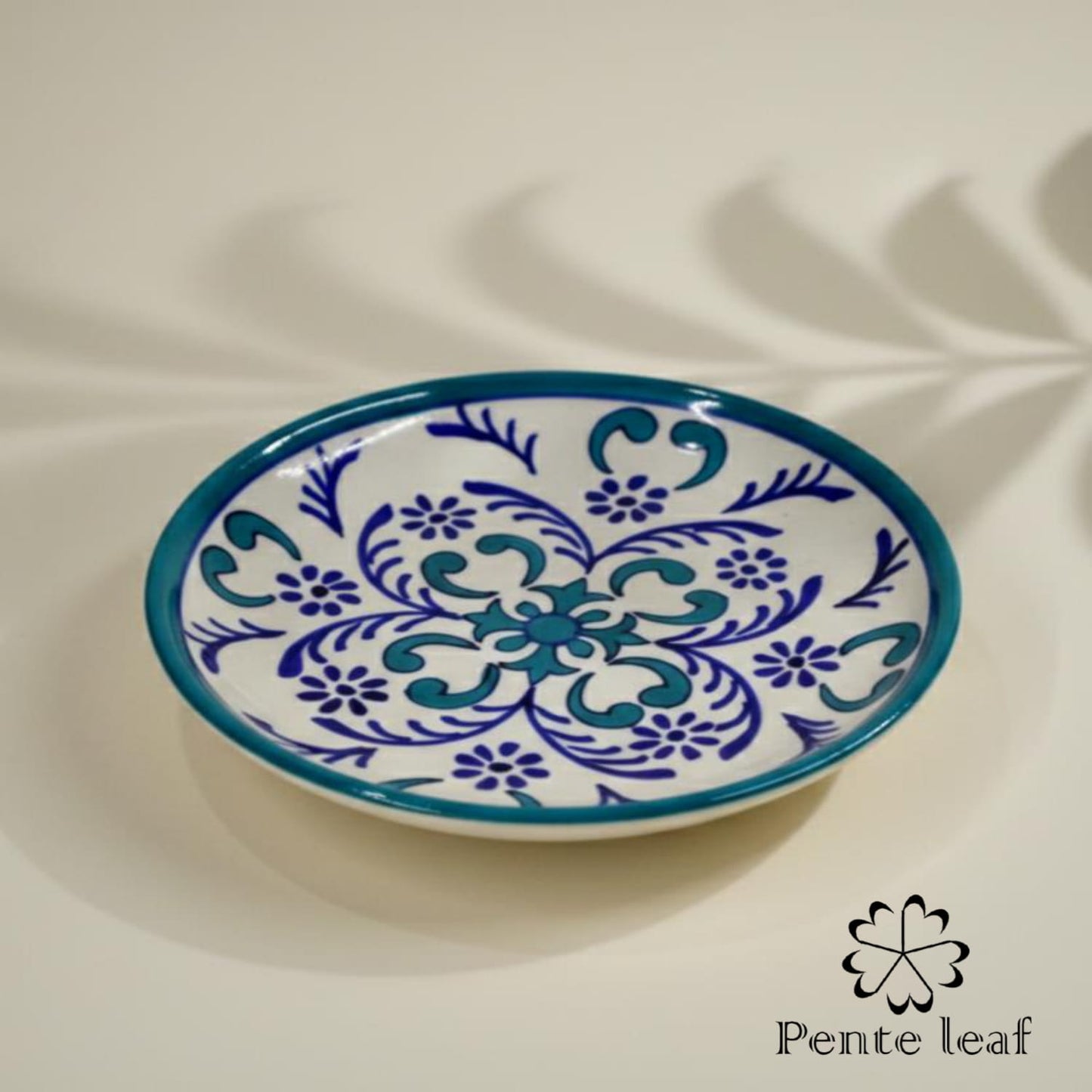 The Bahar & Alpana : Jaipur Blue Pottery Plate Combo | GI Tag Handicrafts