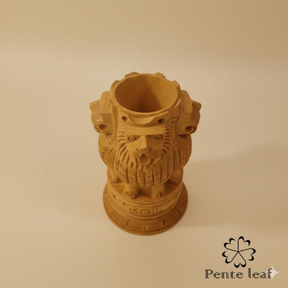 The Dharma : Wooden Pen Stand | Wooden Handicraft