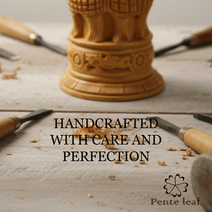 The Dharma : Wooden Pen Stand | Wooden Handicraft