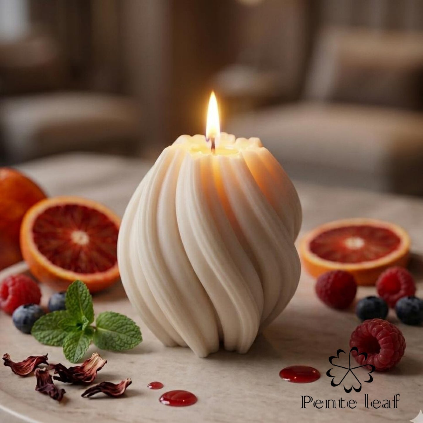 Fruit Punch Twisted Candle | Premium Handmade Candles