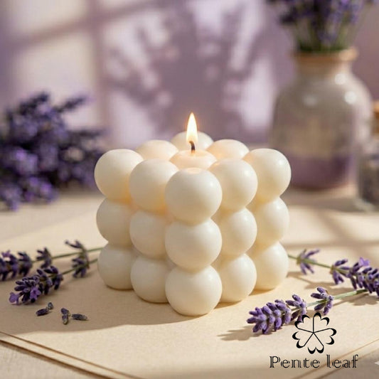 Lavender Bubble Candle | Premium Handmade Candles