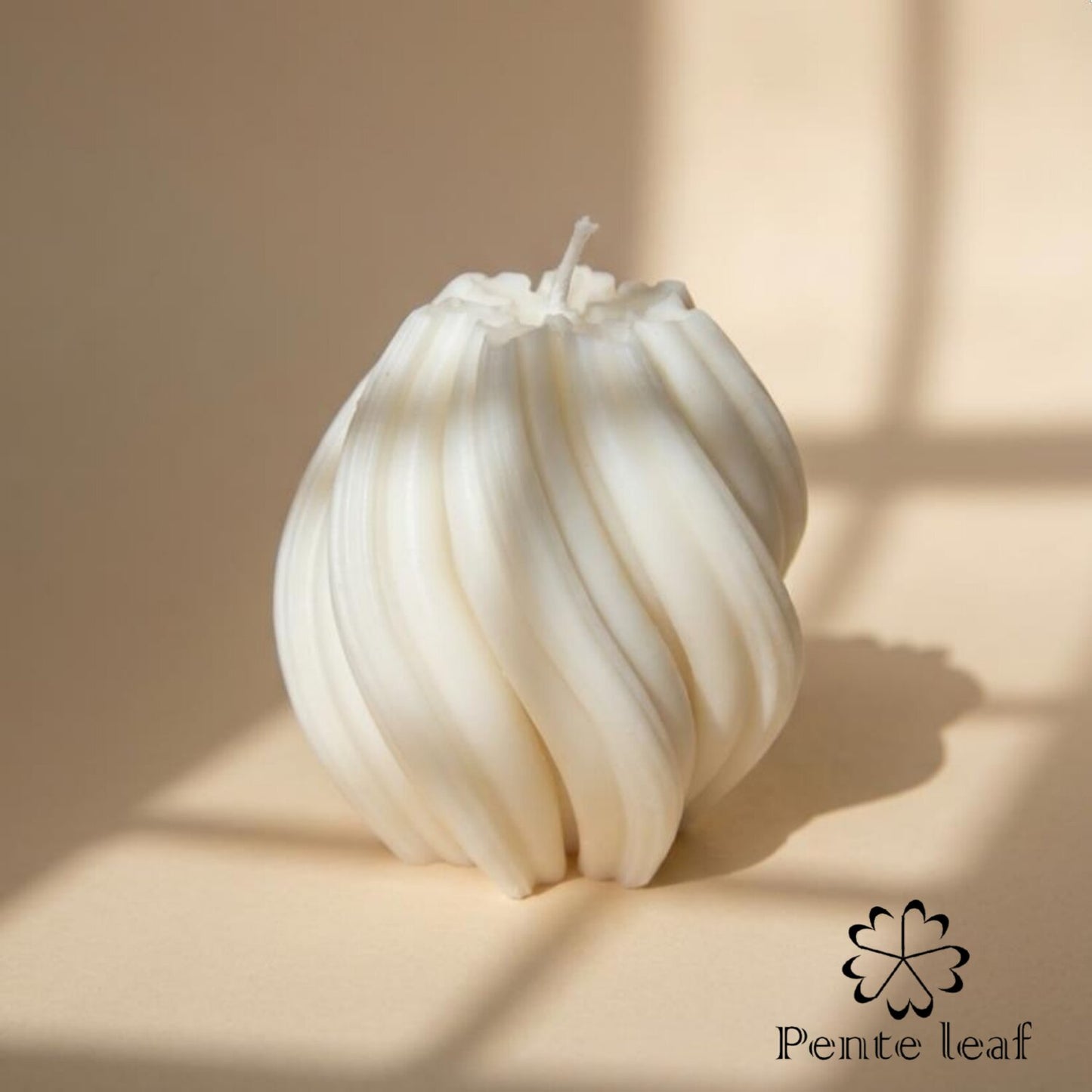 Lemon Grass Twisted Candle | Premium Handmade Candles
