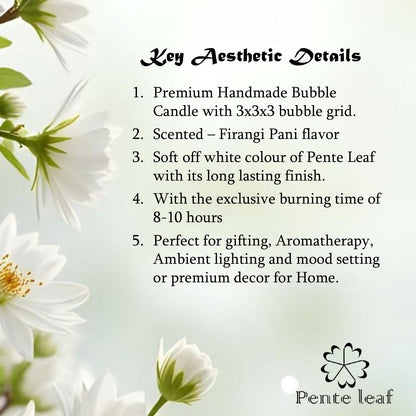 Firangi Pani Bubble Candle | Premium Handmade Candles